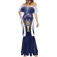 Custom Scotland Football 2026 Mermaid Dress Scotland On Tour Trophy Style - Wonder Print Shop