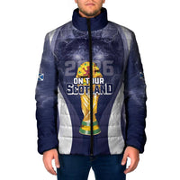 Custom Scotland Football 2026 Padded Jacket Scotland On Tour Trophy Style - Wonder Print Shop