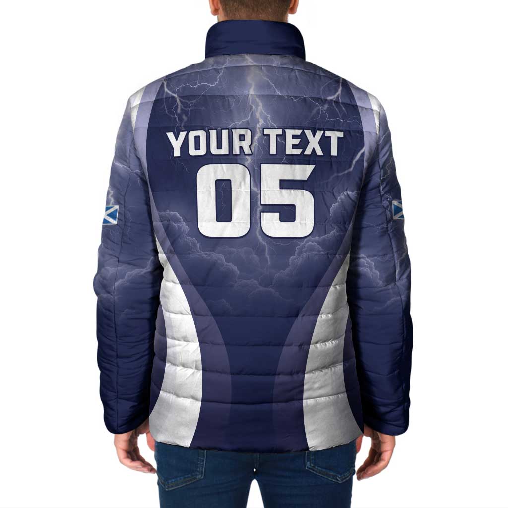 Custom Scotland Football 2026 Padded Jacket Scotland On Tour Trophy Style - Wonder Print Shop