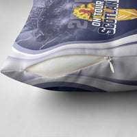 Scotland Football 2026 Pillow Cover Scotland On Tour Trophy Style - Wonder Print Shop