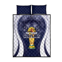 Scotland Football 2026 Quilt Bed Set Scotland On Tour Trophy Style - Wonder Print Shop
