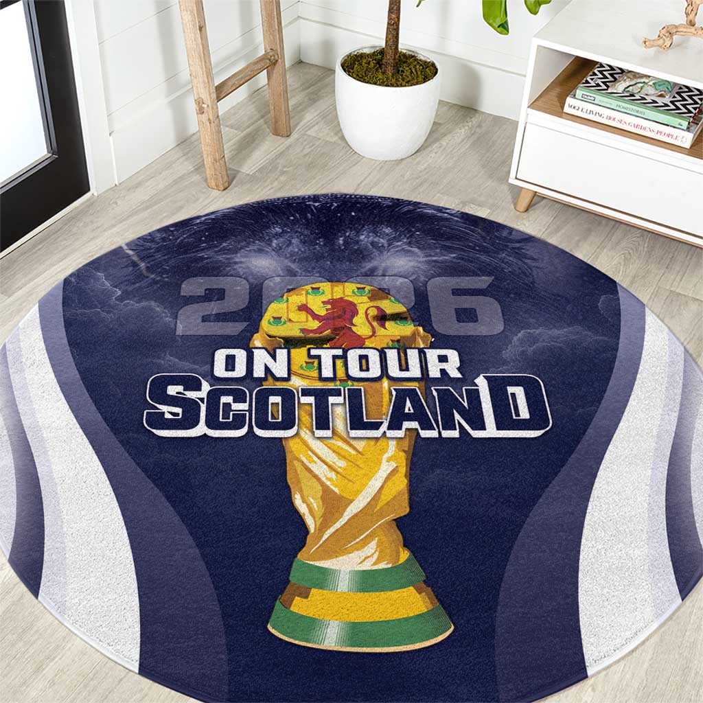 Scotland Football 2026 Round Carpet Scotland On Tour Trophy Style - Wonder Print Shop