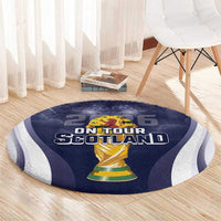 Scotland Football 2026 Round Carpet Scotland On Tour Trophy Style - Wonder Print Shop