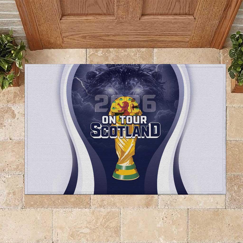 Scotland Football 2026 Rubber Doormat Scotland On Tour Trophy Style - Wonder Print Shop