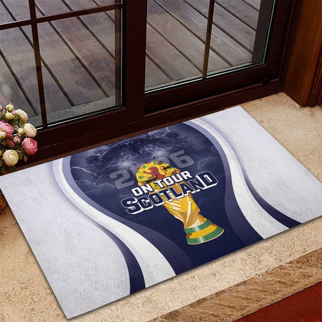 Scotland Football 2026 Rubber Doormat Scotland On Tour Trophy Style - Wonder Print Shop