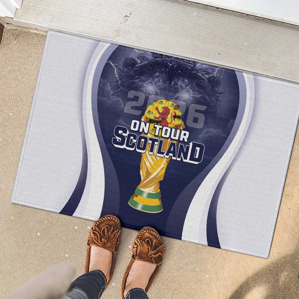 Scotland Football 2026 Rubber Doormat Scotland On Tour Trophy Style - Wonder Print Shop