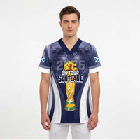 Custom Scotland Football 2026 Scrub Top Scotland On Tour Trophy Style - Wonder Print Shop