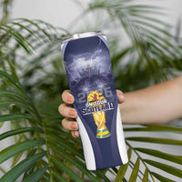 Custom Scotland Football 2026 Skinny Tumbler Scotland On Tour Trophy Style - Wonder Print Shop