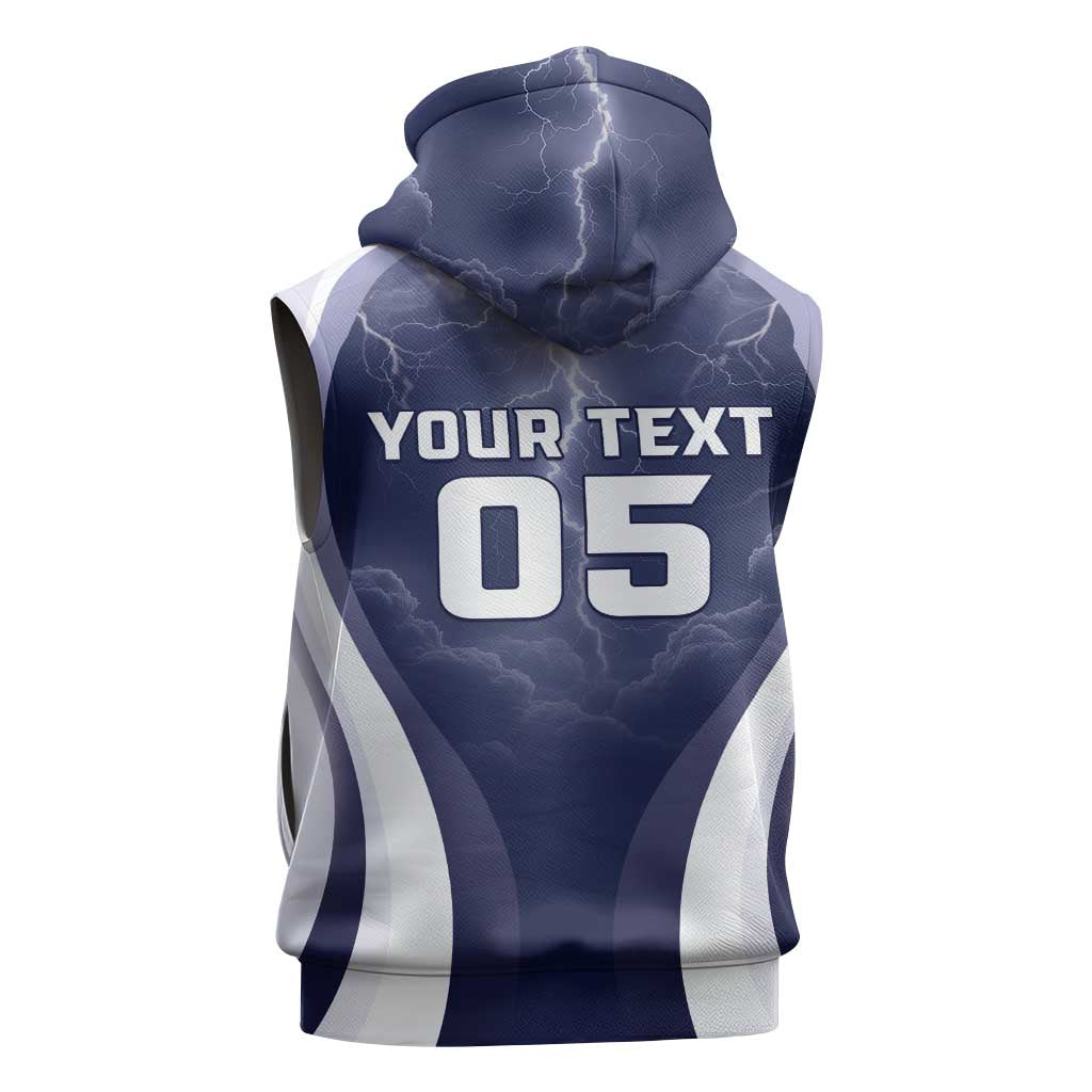 Custom Scotland Football 2026 Sleeveless Hoodie Scotland On Tour Trophy Style - Wonder Print Shop