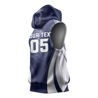 Custom Scotland Football 2026 Sleeveless Hoodie Scotland On Tour Trophy Style - Wonder Print Shop