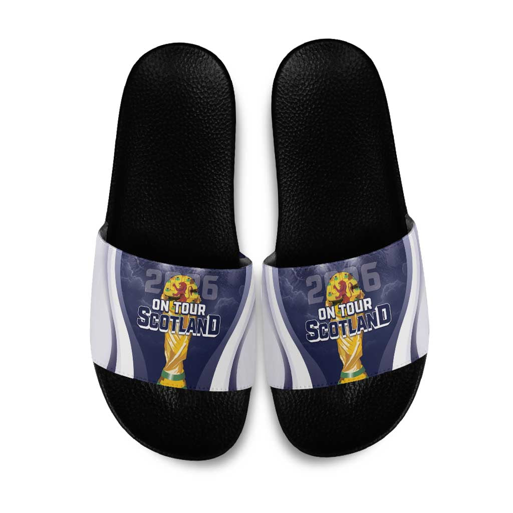 Scotland Football 2026 Slide Sandals Scotland On Tour Trophy Style - Wonder Print Shop