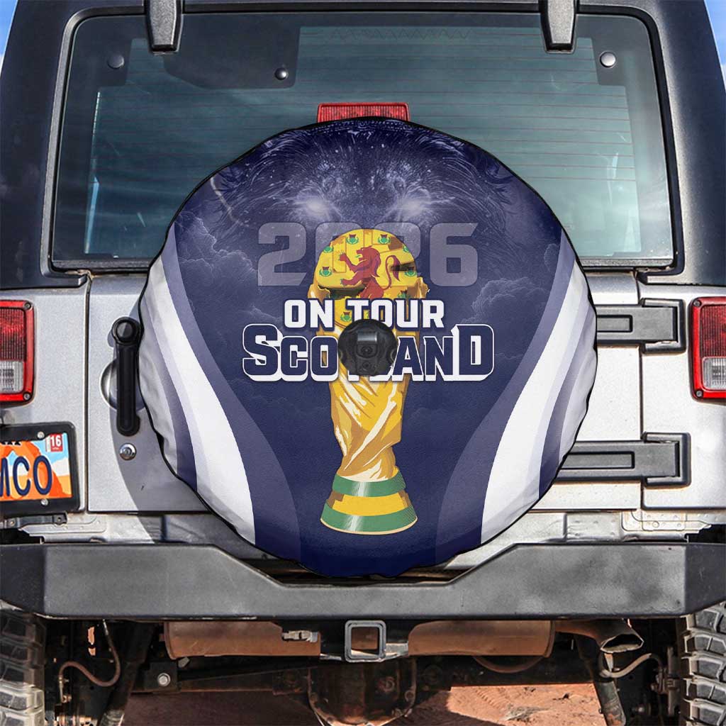 Scotland Football 2026 Spare Tire Cover Scotland On Tour Trophy Style - Wonder Print Shop
