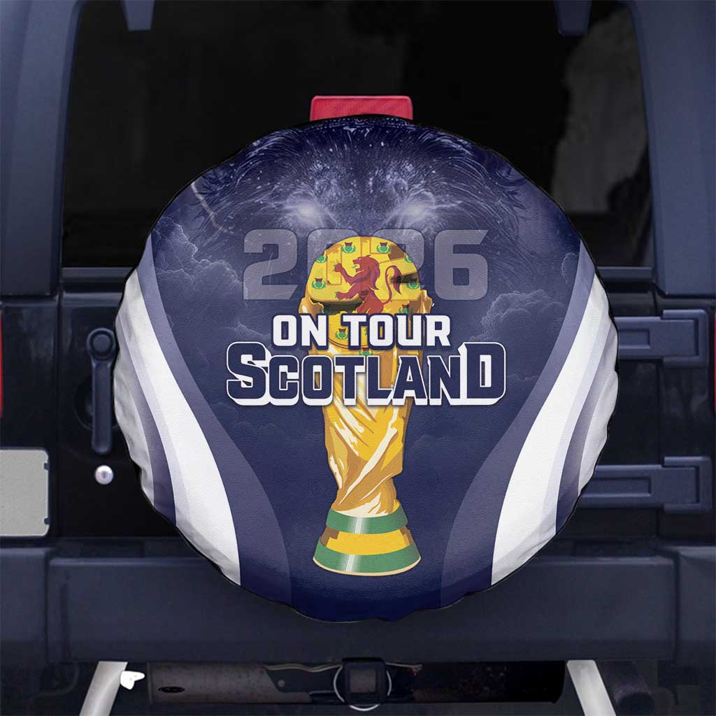 Scotland Football 2026 Spare Tire Cover Scotland On Tour Trophy Style - Wonder Print Shop