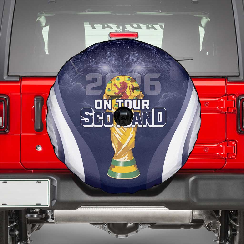 Scotland Football 2026 Spare Tire Cover Scotland On Tour Trophy Style - Wonder Print Shop