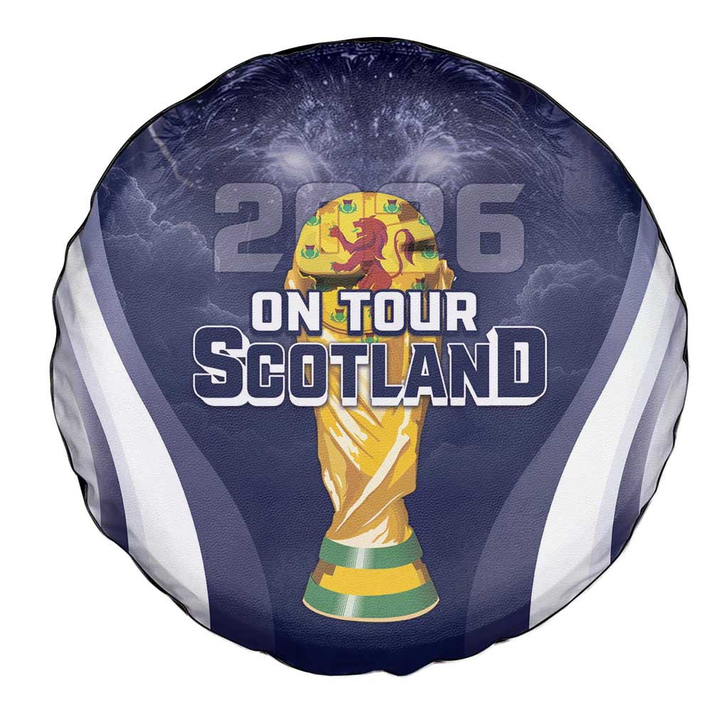 Scotland Football 2026 Spare Tire Cover Scotland On Tour Trophy Style - Wonder Print Shop