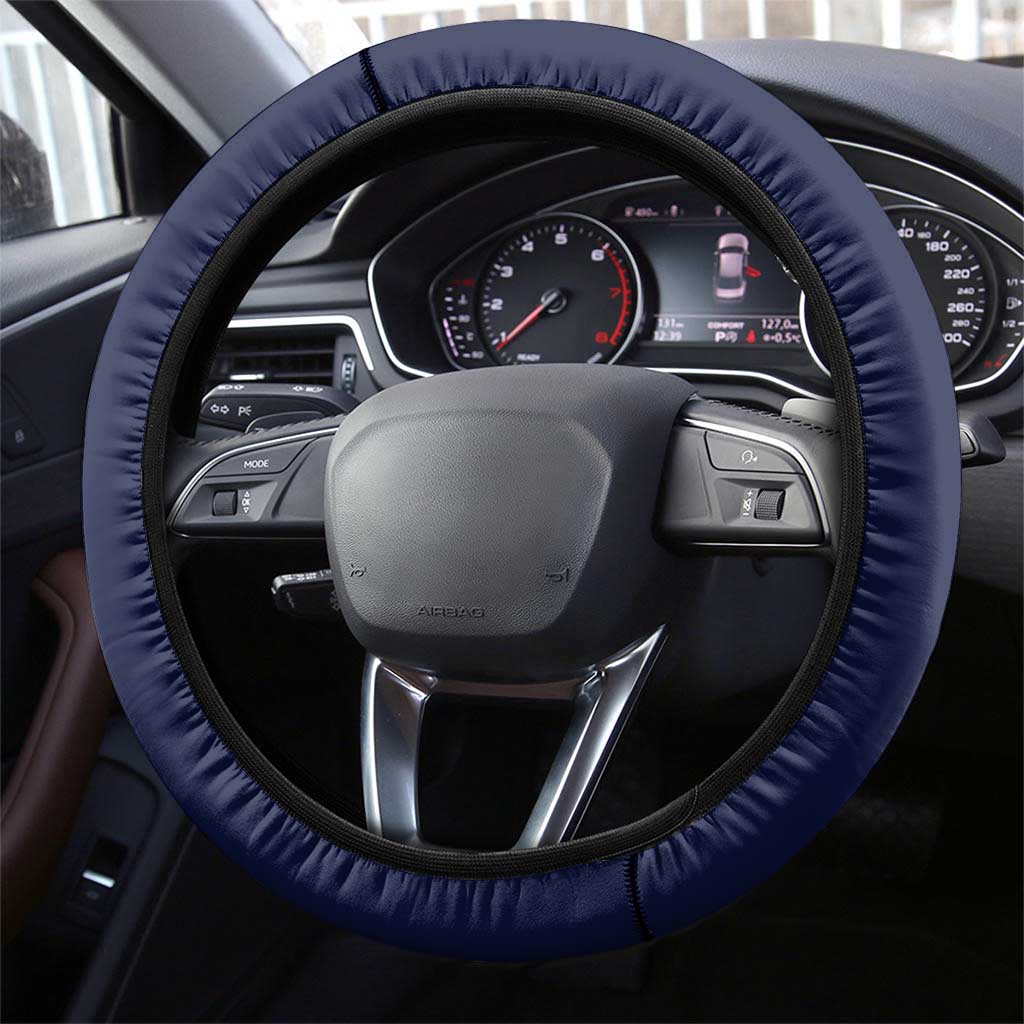 Scotland Football 2026 Steering Wheel Cover Scotland On Tour Trophy Style - Wonder Print Shop