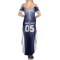 Custom Scotland Football 2026 Summer Maxi Dress Scotland On Tour Trophy Style - Wonder Print Shop