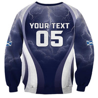 Custom Scotland Football 2026 Sweatshirt Scotland On Tour Trophy Style - Wonder Print Shop