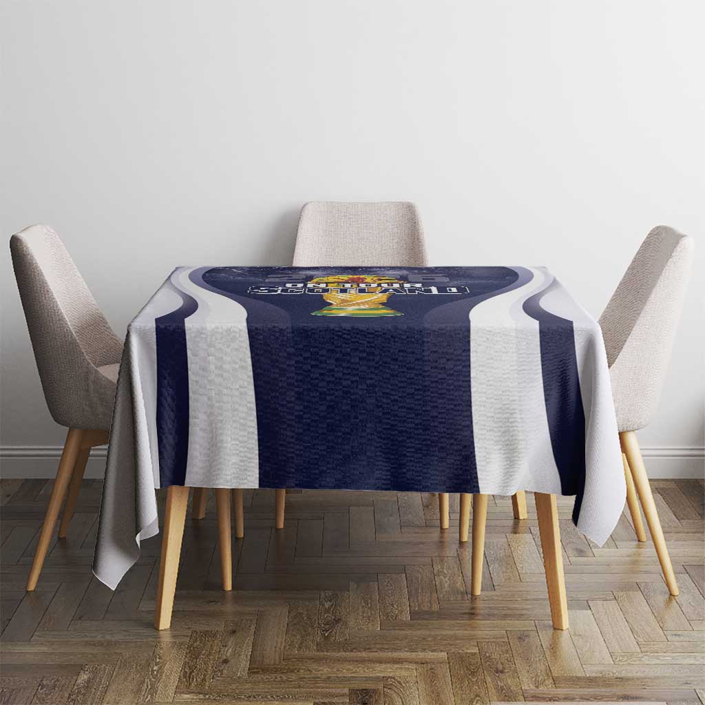 Scotland Football 2026 Tablecloth Scotland On Tour Trophy Style - Wonder Print Shop