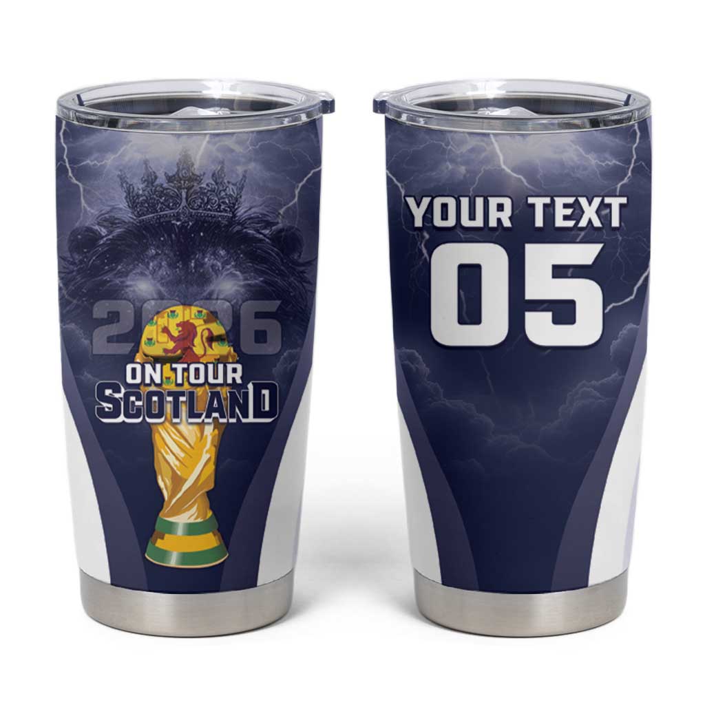 Custom Scotland Football 2026 Tumbler Cup Scotland On Tour Trophy Style - Wonder Print Shop
