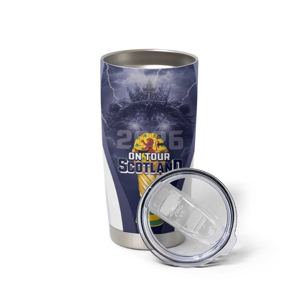 Custom Scotland Football 2026 Tumbler Cup Scotland On Tour Trophy Style - Wonder Print Shop