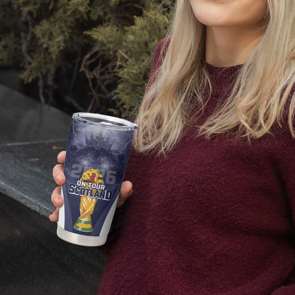 Custom Scotland Football 2026 Tumbler Cup Scotland On Tour Trophy Style - Wonder Print Shop