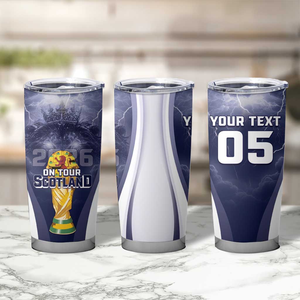Custom Scotland Football 2026 Tumbler Cup Scotland On Tour Trophy Style - Wonder Print Shop
