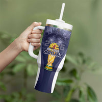 Custom Scotland Football 2026 Tumbler With Handle Scotland On Tour Trophy Style - Wonder Print Shop