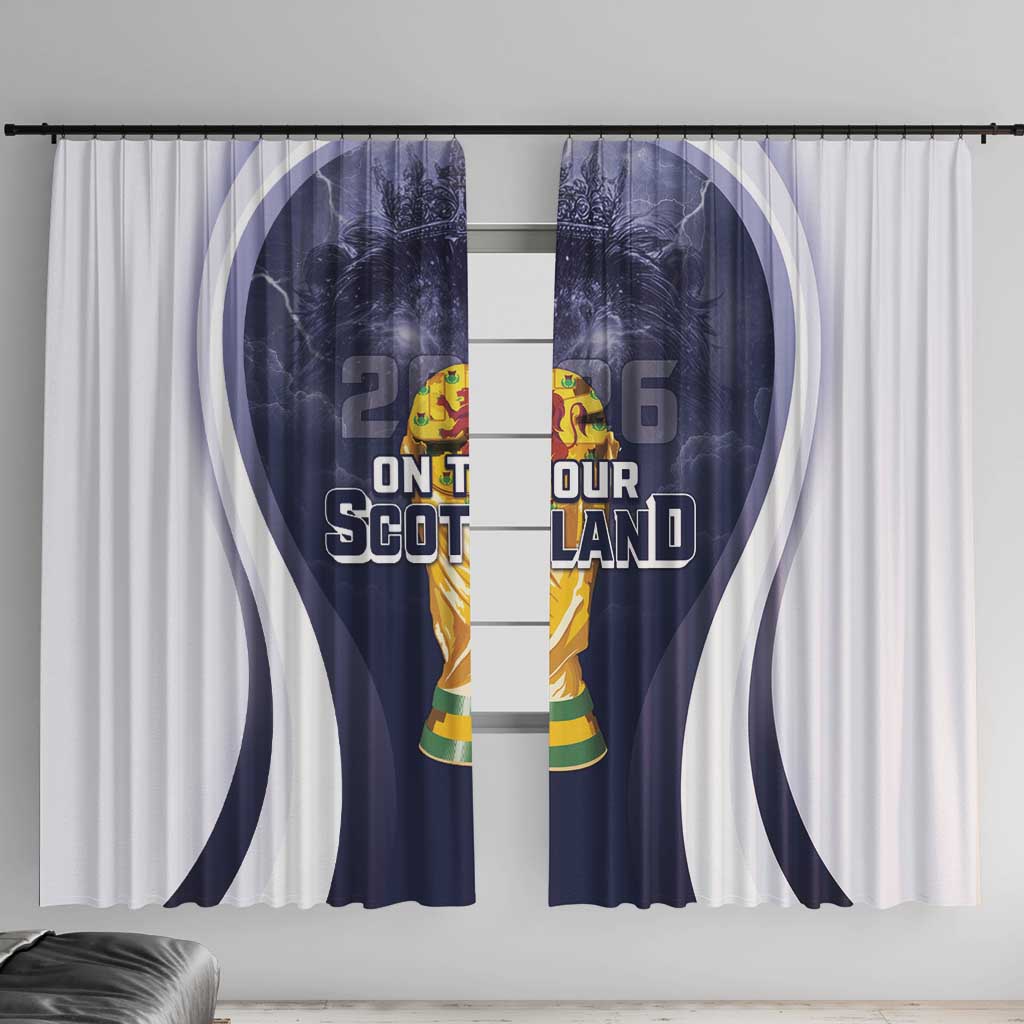 Scotland Football 2026 Window Curtain Scotland On Tour Trophy Style - Wonder Print Shop