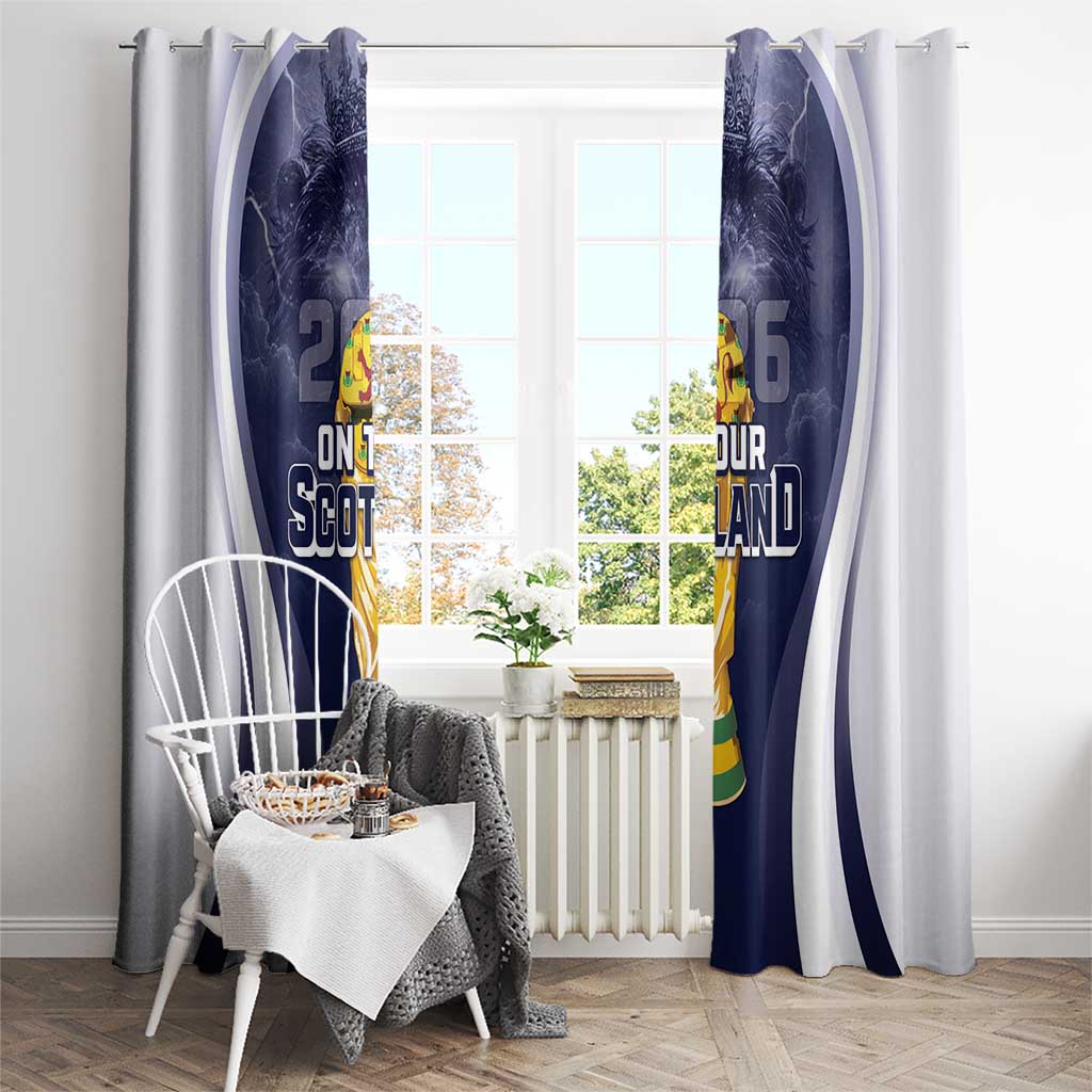 Scotland Football 2026 Window Curtain Scotland On Tour Trophy Style - Wonder Print Shop