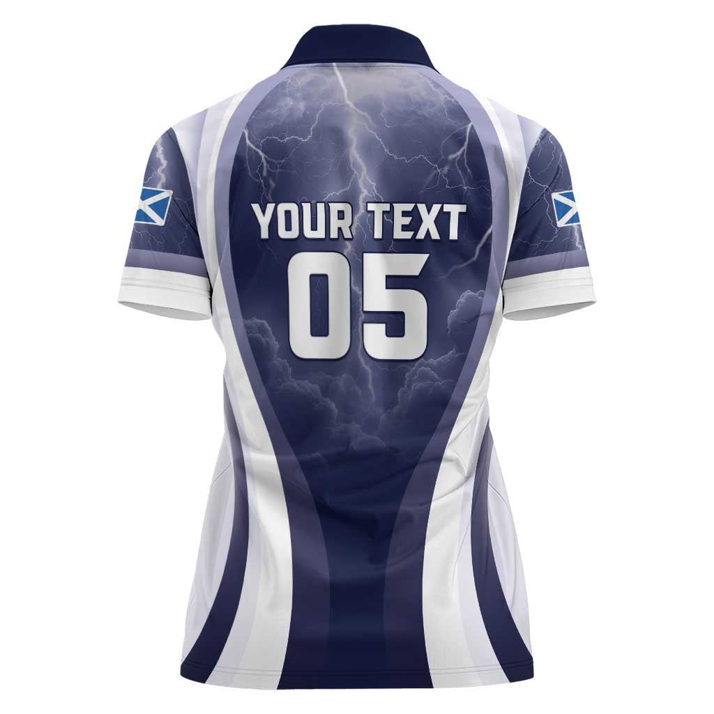 Custom Scotland Football 2026 Women Polo Shirt Scotland On Tour Trophy Style - Wonder Print Shop