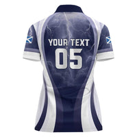 Custom Scotland Football 2026 Women Polo Shirt Scotland On Tour Trophy Style - Wonder Print Shop