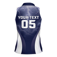 Custom Scotland Football 2026 Women Sleeveless Polo Shirt Scotland On Tour Trophy Style - Wonder Print Shop