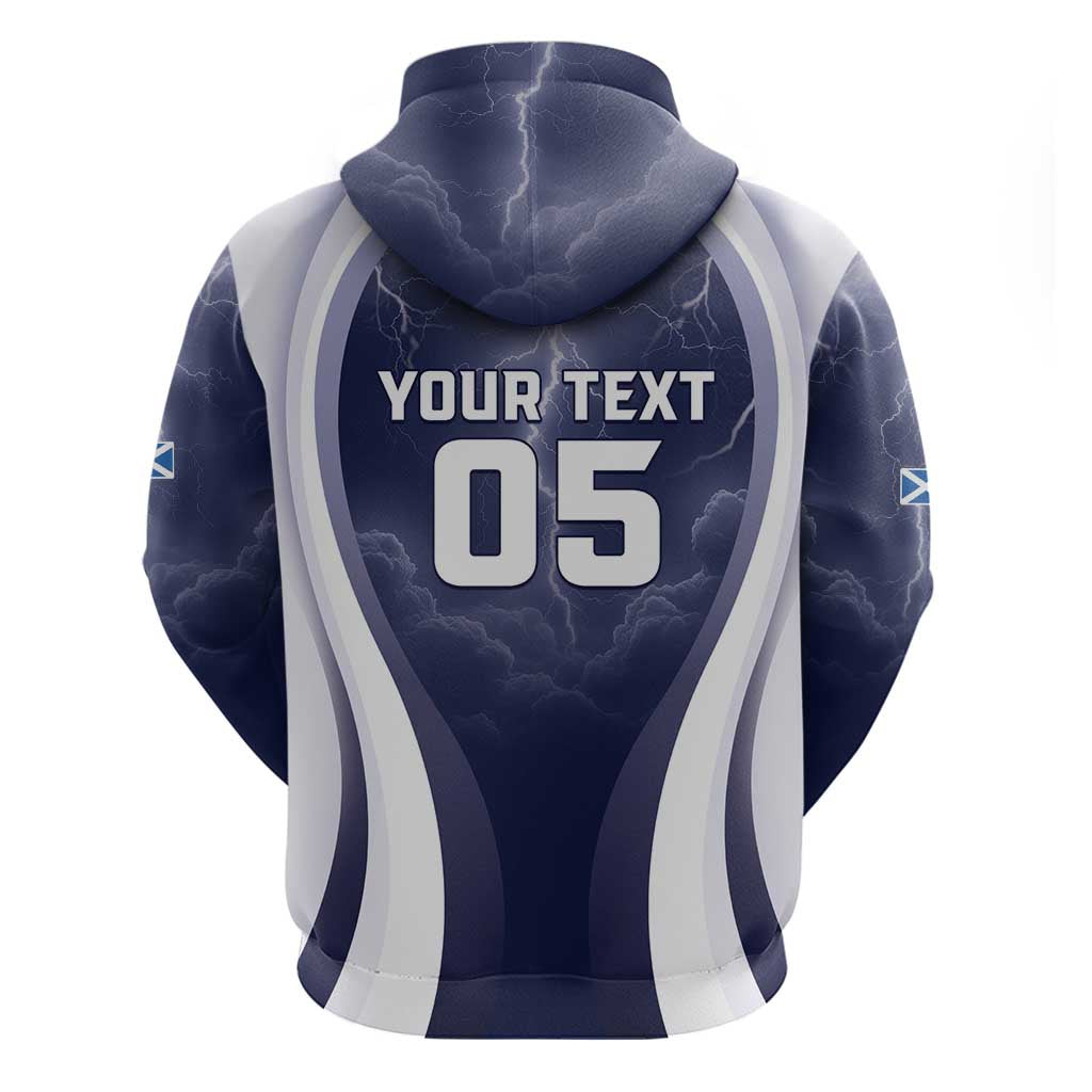 Custom Scotland Football 2026 Zip Hoodie Scotland On Tour Trophy Style - Wonder Print Shop