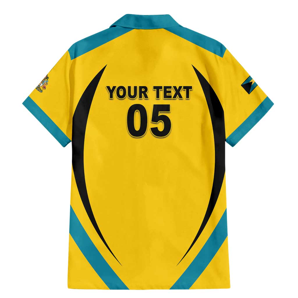 Custom Bahamas Football Family Matching Mermaid Dress and Hawaiian Shirt Go Champions Baha Boyz