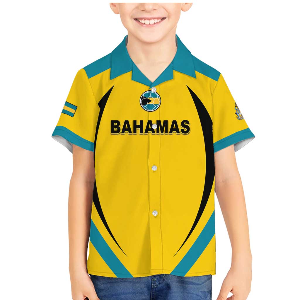 Custom Bahamas Football Family Matching Mermaid Dress and Hawaiian Shirt Go Champions Baha Boyz