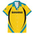 Custom Bahamas Football Family Matching Short Sleeve Bodycon Dress and Hawaiian Shirt Go Champions Baha Boyz