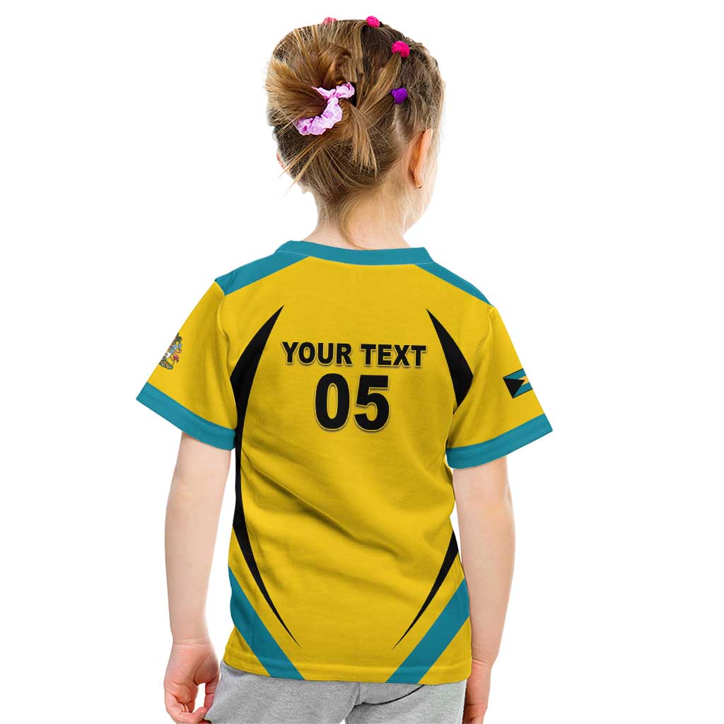 Custom Bahamas Football Kid T Shirt Go Champions Baha Boyz