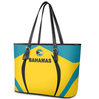 Bahamas Football Leather Tote Bag Go Champions Baha Boyz