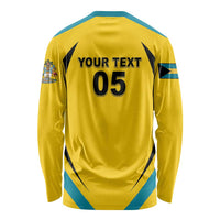 Custom Bahamas Football Long Sleeve Shirt Go Champions Baha Boyz