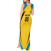 Custom Bahamas Football Tank Maxi Dress Go Champions Baha Boyz