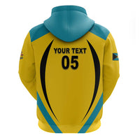 Custom Bahamas Football Zip Hoodie Go Champions Baha Boyz