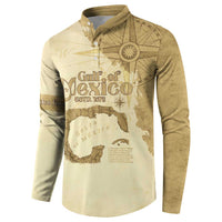 Gulf Of Mexico Estd 1672 Button Sweatshirt Vintage Style