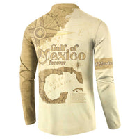 Gulf Of Mexico Estd 1672 Button Sweatshirt Vintage Style