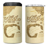Gulf Of Mexico Estd 1672 4 in 1 Can Cooler Tumbler Vintage Style