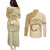 Gulf Of Mexico Estd 1672 Couples Matching Puletasi and Long Sleeve Button Shirt Vintage Style