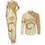 Gulf Of Mexico Estd 1672 Couples Matching Tank Maxi Dress and Long Sleeve Button Shirt Vintage Style