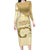Gulf Of Mexico Estd 1672 Family Matching Long Sleeve Bodycon Dress and Hawaiian Shirt Vintage Style