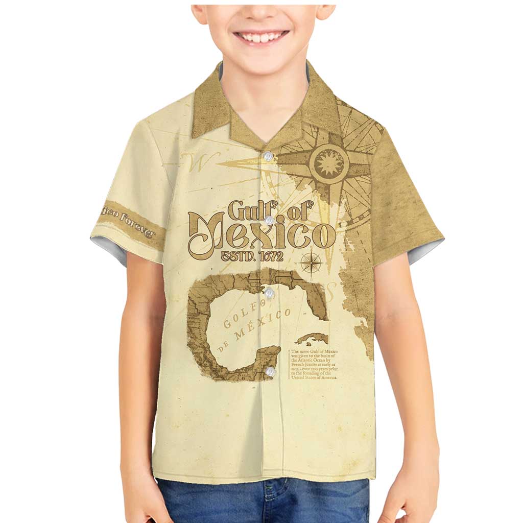 Gulf Of Mexico Estd 1672 Family Matching Mermaid Dress and Hawaiian Shirt Vintage Style