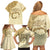 Gulf Of Mexico Estd 1672 Family Matching Off Shoulder Short Dress and Hawaiian Shirt Vintage Style